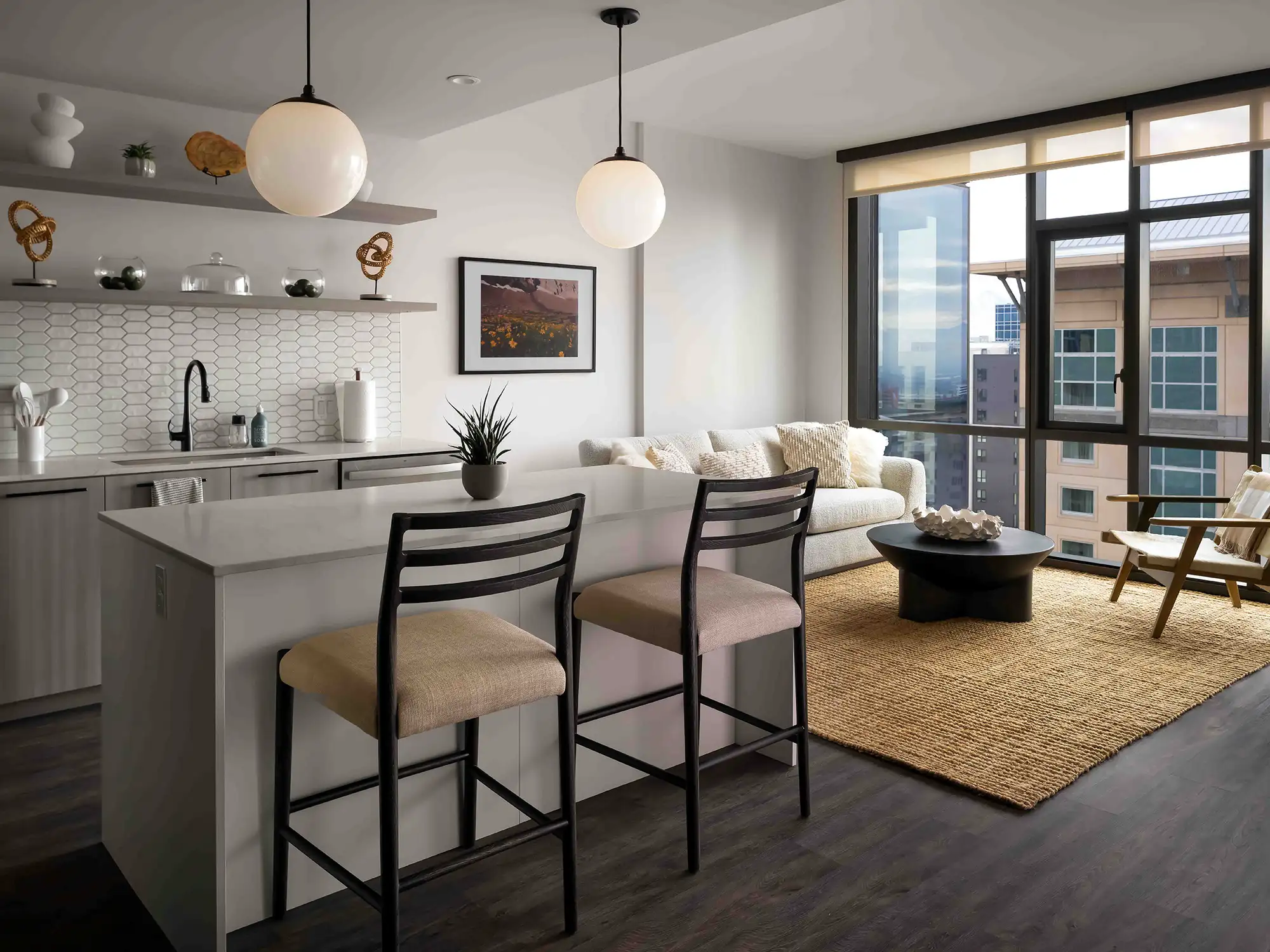 1 Bedroom Kitchen Living